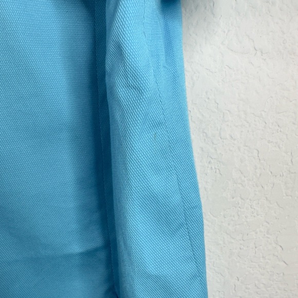 Bob Mackie Wearable Art Womens Light Blue Embroidered Vintage Blouse Size Medium